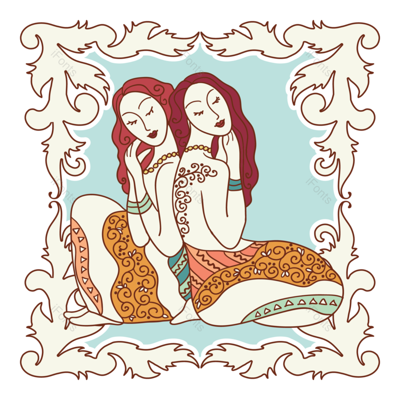 插图图片,图标元素,十二星座PNG,装饰画免抠素材
